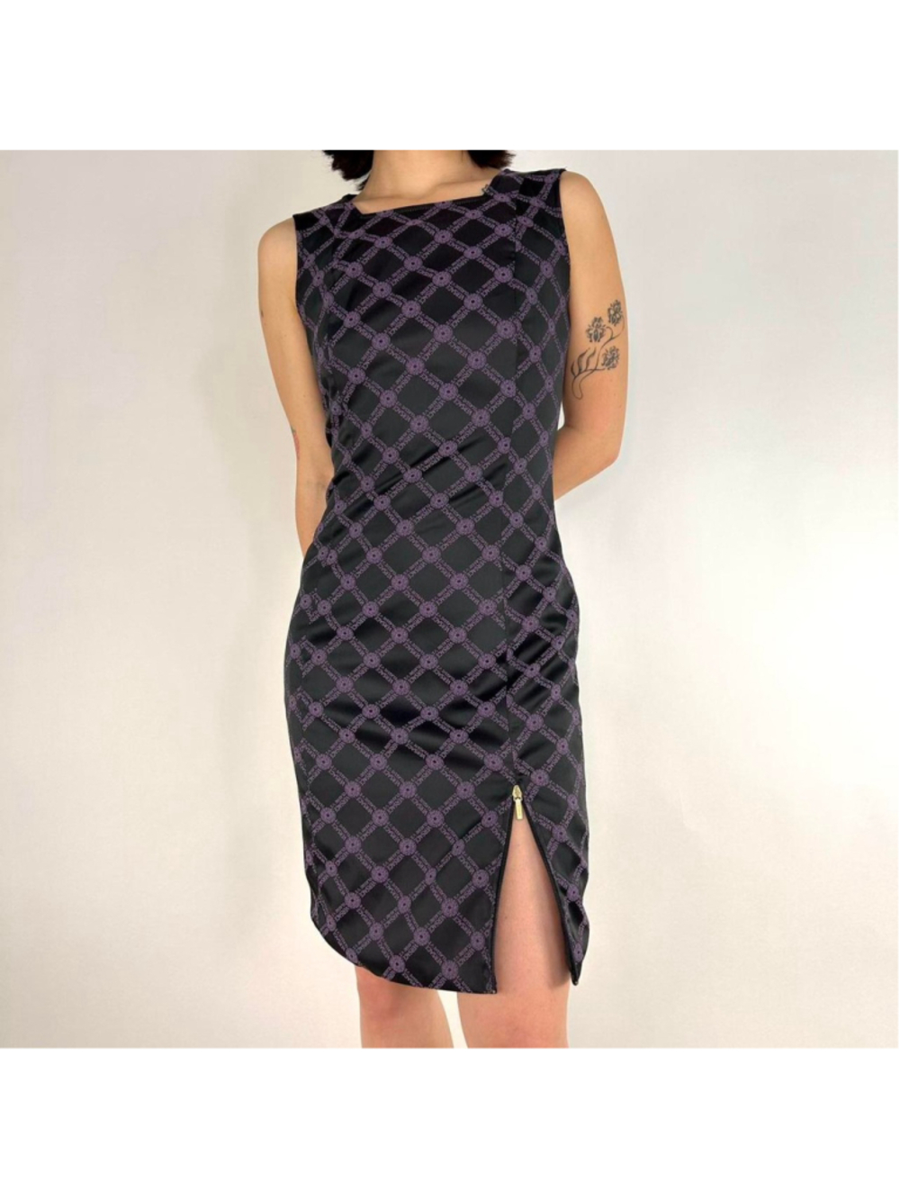 vintage Versace purple 
dress